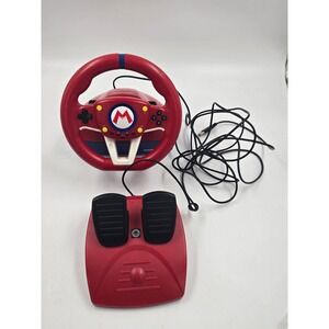 Hori Mario Kart Racing Wheel Pro Mini Nintendo Switch Red Blue NSW-204 Pedals